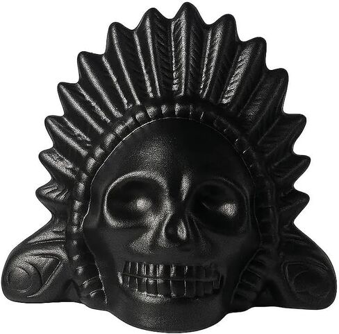 EL HEFE Aztec Death Whistle - صافرة جمجمة طين تيراكوتا مصنوعة يدويًا، صوت صراخ بشري 125 ديسيبل، صافرة رعب قبلية للهالوين، المزح، المنزل المسكون وهواة الجمع (أحمر) in Kuwait