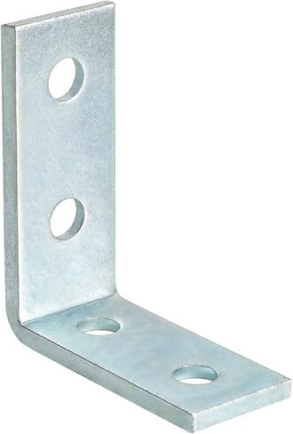 4 قطعة 4 فتحات 90 درجة قوس لقناة تبختر 1 5/8، أقواس L شديدة التحمل تركيب موصلات مجلفنة، سمك 5 مم in Kuwait