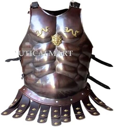 NauticalMart 300 Spartan Movie Muscle Armor Cuirass Dark Knight Costume in Saudi Arabia