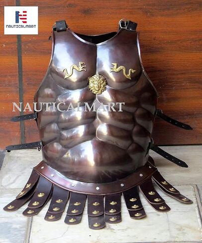 NauticalMart 300 Spartan Movie Muscle Armor Cuirass Dark Knight Costume in Saudi Arabia