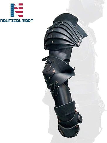 NauticalMart Complete Medieval Full Italian Leather Arm Armor in Saudi Arabia