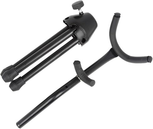 SUPVOX حامل قابل للطي محمول ألتو ساكسفون حامل ثلاثي القوائم أسود حامل آلة موسيقية لدعم الساكسفون واستخدام السفر in Kuwait