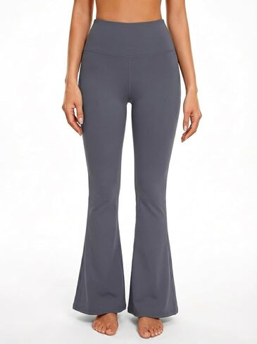 Women's High Waisted Straight Leg Yoga Pants, Flare Workout Leggings for Lift Hip Or Tighten Abdomen, Suitable for Daily Wear in Saudi Arabia
