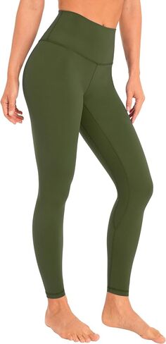 Women's High Waisted Yoga Leggings, Tummy Control Butt Lifting Workout Pants, 4-Way Stretch Non See-Through Yoga Pant in Saudi Arabia