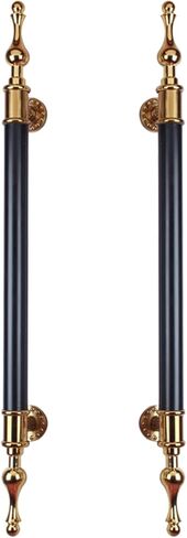 H Shape Door Pull European Door Pull Handle with Install Fitting, Commercial Grade Handle Push/Pull, Sliding Door Handle (Gold 80 Cm/32 in) in Saudi Arabia