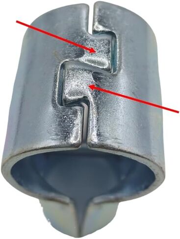 6 قطع من تركيبات المشبك على شكل موصل أنبوب T، تناسب OD 3/4 بوصة (19.1 ملم) مشابك على شكل حرف T من الفولاذ الكربوني، سياج ربط السلسلة، مسامير وصواميل متضمنة، لدعم حديقة الرف DIY in Kuwait
