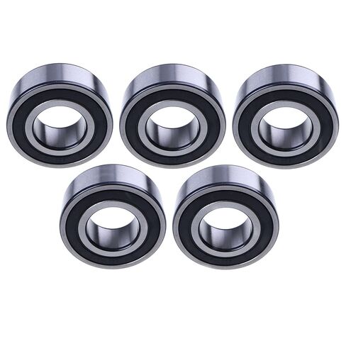 JEENDA 5PCS Double Row Angular Contact Ball Bearings 5207-2RS Seals Bearings 35mm Bore x 72mm OD x 27mm Width in Saudi Arabia