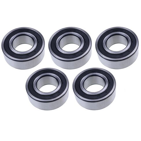 JEENDA 5PCS Double Row Angular Contact Ball Bearings 5207-2RS Seals Bearings 35mm Bore x 72mm OD x 27mm Width in Saudi Arabia