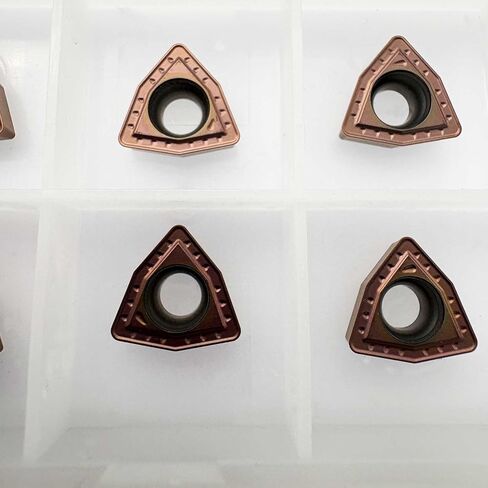 Turning Inserts WCMT050304 WCMT2.52 Indexable Carbide Inserts Drilling Inserts for Lathe Turning Tool CNC Lathe Turning Tool Holder Indexable Inserts for Stainless Steel Metal Machining 10PCS in Saudi Arabia