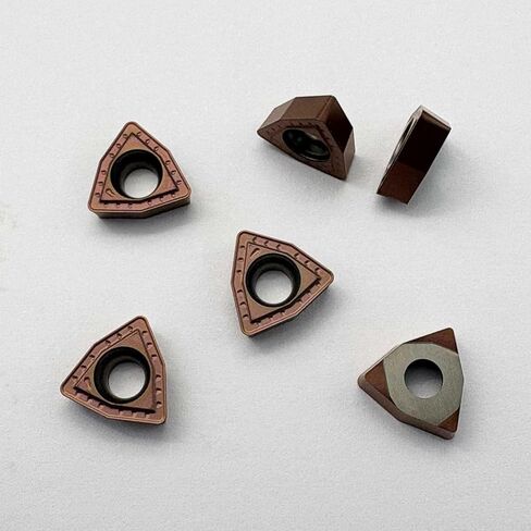 Turning Inserts WCMT050304 WCMT2.52 Indexable Carbide Inserts Drilling Inserts for Lathe Turning Tool CNC Lathe Turning Tool Holder Indexable Inserts for Stainless Steel Metal Machining 10PCS in Saudi Arabia