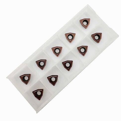 Turning Inserts WCMT050304 WCMT2.52 Indexable Carbide Inserts Drilling Inserts for Lathe Turning Tool CNC Lathe Turning Tool Holder Indexable Inserts for Stainless Steel Metal Machining 10PCS in Saudi Arabia