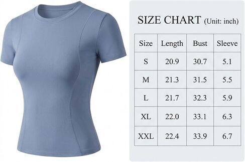 Athletic Tops for Women Short Sleeve Workout Shirt Gym Tee in Saudi Arabia