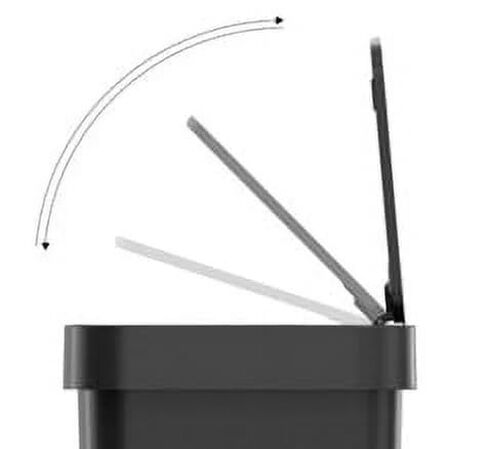13.2 Gallon Sensor Trash Can, Black Plastic Motion-Activated Kitchen Garbage Bin for Home in Saudi Arabia