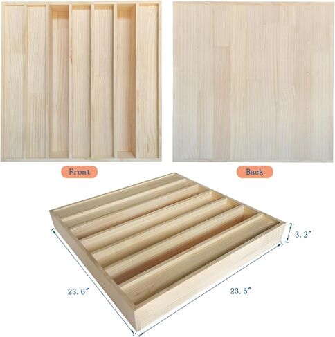 Sound Acoustic Wood Diffuser QRD Wood Acoustic 7-Well Quadratic Residue Diffusion 23.6" x 23.6" x 3.2" for Wall and Ceiling Music Studio in Saudi Arabia
