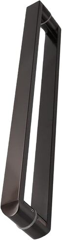 Barn Door Pull Handle, 21/25/33/41/49/61inch Commercial Stainless Steel Push Pull Door Handle/Barn Door Pull Handle/Glass Pulls, Full Brushed Stainless Steel Finish (Color : Gold in Saudi Arabia