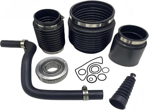 4.803100T1 مجموعة منفاخ الختم المستعرض مع وصلة عادم Gimbal على شكل حرف U ومنفاخ التحول يحل محل 30-803100T1، 8M0095485، متوافق مع Sierra 18-82121 in Saudi Arabia