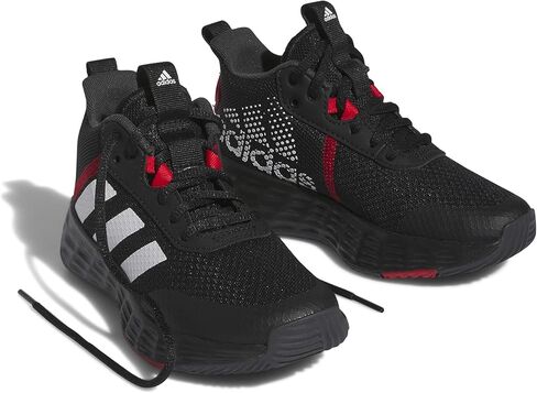 حذاء كرة السلة adidas Originals Flex، أبيض/فضي معدني/أزرق ملكي، 12 US للجنسين للأطفال الصغار in Kuwait