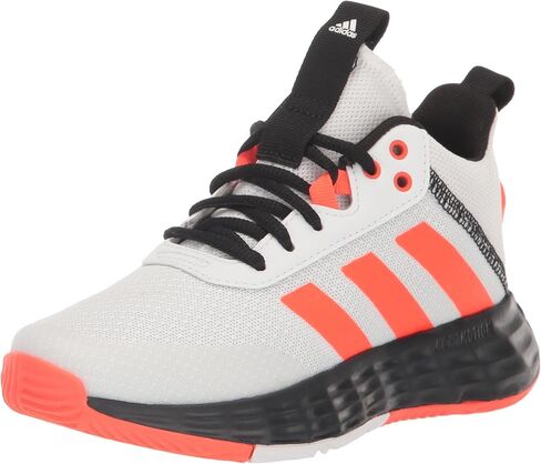 حذاء كرة السلة adidas Originals Flex، أبيض/فضي معدني/أزرق ملكي، 12 US للجنسين للأطفال الصغار in Kuwait