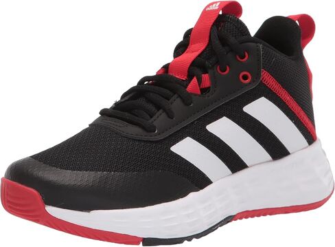 حذاء كرة السلة adidas Originals Flex، أبيض/فضي معدني/أزرق ملكي، 12 US للجنسين للأطفال الصغار in Kuwait