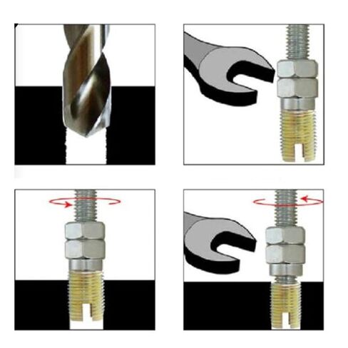Jeanoko 20Pcs Slotted Thread Repair Insert Threaded Sleeve M16 x 1.5 22mm Stainless Steel Self Tapping Insert with Strong Tensile Strength in Saudi Arabia