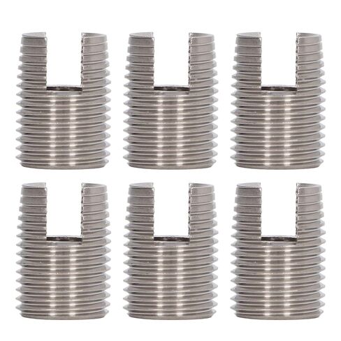 Jeanoko 20Pcs Slotted Thread Repair Insert Threaded Sleeve M16 x 1.5 22mm Stainless Steel Self Tapping Insert with Strong Tensile Strength in Saudi Arabia