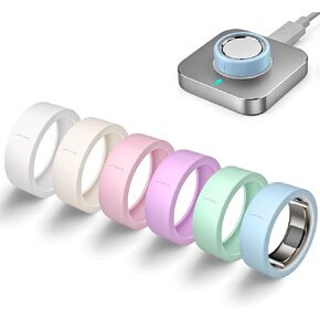 أغطية رفيعة للغاية متوافقة مع غطاء Oura Ring Gen 4/ Oura Gen 3، ملحقات حافظة حماية حلقات ذكية من السيليكون المرنة المضادة للخدش لحلقات ULTRAHUMAN Ring AIR/RingConn Gen 2 للنساء والرجال، 6 عبوات in Kuwait