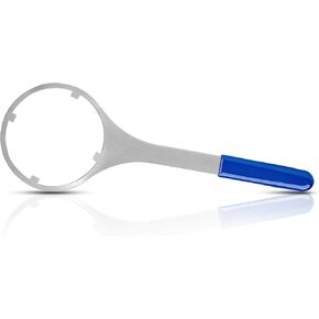 مفتاح فلتر مياه معدني SPBW-1 شديد التحمل من الفولاذ الصناعي القوي لمساكن مرشح الهوية مقاس 4.8 بوصة، متوافق مع Culligan/Pentek/ السباك الأمريكي/ المساكن الزرقاء الكبيرة، مقبض مريح وقبضة مانعة للانزلاق in Kuwait