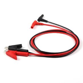 2PCS Test Leads, Alligator Clips, Red and Black, Multimeter Probes, Banana Plug to Alligator Clip Multimeter Test Leads in Saudi Arabia
