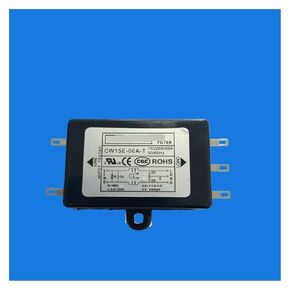 مرشح تيار متردد أحادي الطور CW15E-6A-T تداخل غلاف بلاستيكي أسود in Kuwait