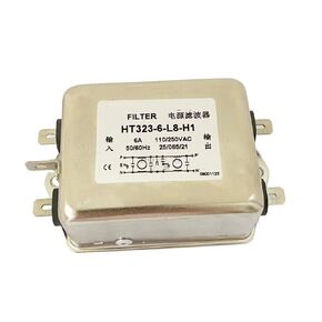 323-16-L8-H1-16A/6A/10A/20A مرشح التيار الكهربائي التيار المتناوب 220 فولت مضاد للتدخل مرحلة واحدة HT323-30-M4-H5-30A/20A/16A(HT323-20-L8-H1) in Kuwait