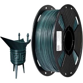 CC3D Carbon Fiber PETG 3D Printer Filament Lake Green Carbon Fiber Filament 1.75mm 1KG (2.2 LBS) Spool 3D Printing Material PETG CF Green 1000g in Kuwait
