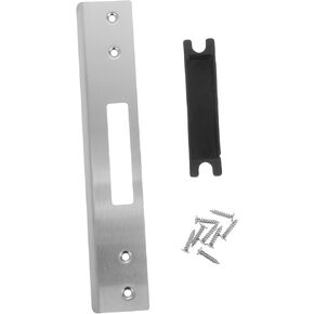 Balacoo 1 Set Security Plate: Stainless Steel Heavy-Duty Tamper-Proof Design - Exterior Door Deadbolt Reinforcement for Homeowners Contractors in Kuwait