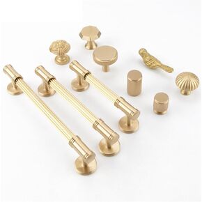 Solid Brass Gold Stripe Long Handle Kitchen Cabinet Pull Drawer T 1Pcs(9-8830-96) in Kuwait