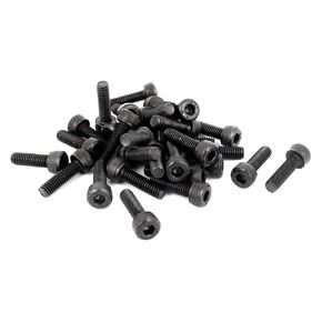 30 Pcs M3-0.5 x 30mm Hex Socket Head Cap Screws, 12.9 Grade Alloy Steel, Allen Socket Drive, Black Oxide Finish, Machine Thread，Full Thread （30 Pcs M3-0.5 x 30mm） in Kuwait