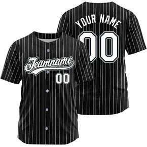 Custom Pinstripe Baseball Jersey Men Women Youth Kids, Printed Stitched Name Number Logo, Baseball Shirt Sports Uniform in Saudi Arabia