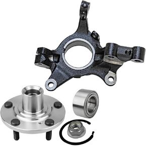 Detroit Axle - 4pc Wheel Bearing Hubs Kit for 14-18 Mazda 3 Sport, 4 Front and Rear Wheel Bearing & Hubs 2014 2015 2016 2017 2018 [Built in Japan] Replacement in Kuwait