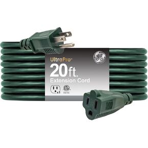 سلك تمديد خارجي من GE، بطول 40 قدمًا، سلك تمديد مؤرض للخدمة الشاقة، سلك تمديد 16AWG 3 شوكات في الهواء الطلق، سلك تمديد خارجي، سلك تمديد طويل مدرج في قائمة ETL، سلك تمديد خارجي أخضر 81601 in Kuwait