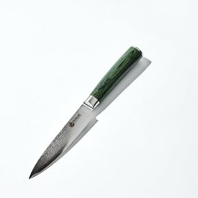 سكين الشيف هيكسكلاد، شفرة يابانية من الفولاذ المقاوم للصدأ مقاس 8 بوصة، مقبض من خشب الباكا in Kuwait