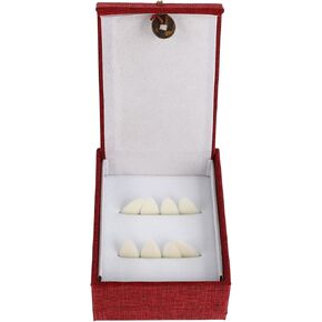 مجموعة اعواد أصابع تويفيان جوزينج للبالغين، صندوق أغطية حماية لأطراف الأصابع صغير الحجم باللون الأبيض الشمعي، أدوات تدريب جوزينج الاحترافية وإكسسوارات الريشة in Kuwait