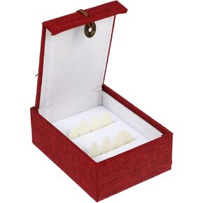 مجموعة عصي أصابع جوزينج الواقية من هاناباس للمبتدئين والكبار، أظافر صناعية صغيرة الحجم مع شريط لاصق، 8 قطع من أعواد التدريب البيضاء مع صندوق تخزين للعب جوزينج in Kuwait