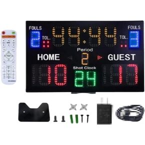 لوحة النتائج الإلكترونية متعددة الوظائف في الأماكن المغلقة لكرة السلة لوحة النتائج الموقت سطح المكتب الداخلي in Kuwait