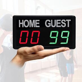 LED Football Replacement Board 4-Digit Led Scoreboard,1.8-inch Score Board,with Remote Control,5-Speed Brightness Adjustable,Wall Mounted Installation Portable Replacement Plate in Kuwait