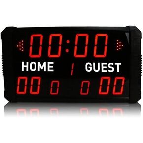 hinhoo LED Basketball Scoreboard & Timer with Remote Control, 14s/24s Shot Portable Tabletop Scoreboard in Kuwait