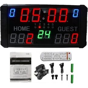 LED Portable Desktop Scoreboard, Professional Outdoor 14 Digit Multi Sport Electronic Digital Basketball Scoreboard,Suit a in Kuwait