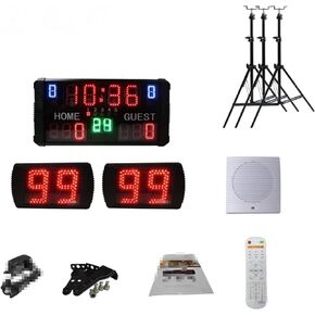 LED Digital Scoreboard Multi Sport Indoor Scoreboard LED Indoor Professional Basketball, Baseball/Football/Tennis Electronic Digital Scoreboard in Kuwait