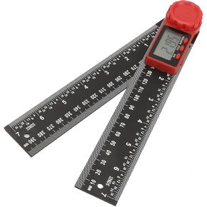 Acouto Stainl Steel Digital Angle Inclinometer 360 Degrees - Electronic Goniometer Protractor Tool for Uring, Detecting, and Testing Angles (200mm) in Kuwait