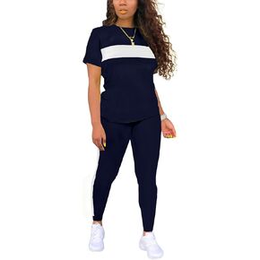 مجموعات تمارين Bealin للنساء من قطعتين، بدلات رياضية صيفية، أطقم رياضية غير رسمية in Kuwait