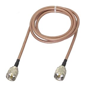 RG316 RG58 RG142 RG400 UHF PL259 to PL259 RF Coaxial Converter Connector Pigtail Jumper Cable Straight 6inch~20M(75CM) in Kuwait