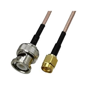 1pcs RG316 BNC Male Plug to SMA Male Plug RF Coaxial Converter Connector Pigtail Jumper Cable Straight 4inch~5M(8inch (20CM)) in Kuwait
