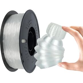 Kingroon Green TPU Filament 1.75mm، 95A مرن TPU خيوط طابعة ثلاثية الأبعاد، خيوط خالية من الانسداد 1 كجم بكرة (2.2 رطل)، دقة +/- 0.03 مم، أخضر in Kuwait